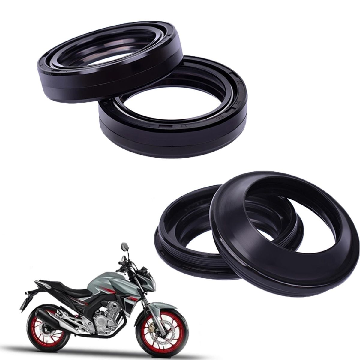 Front Fork Damper Dust Oil Seal  37x50x11mm Replacement