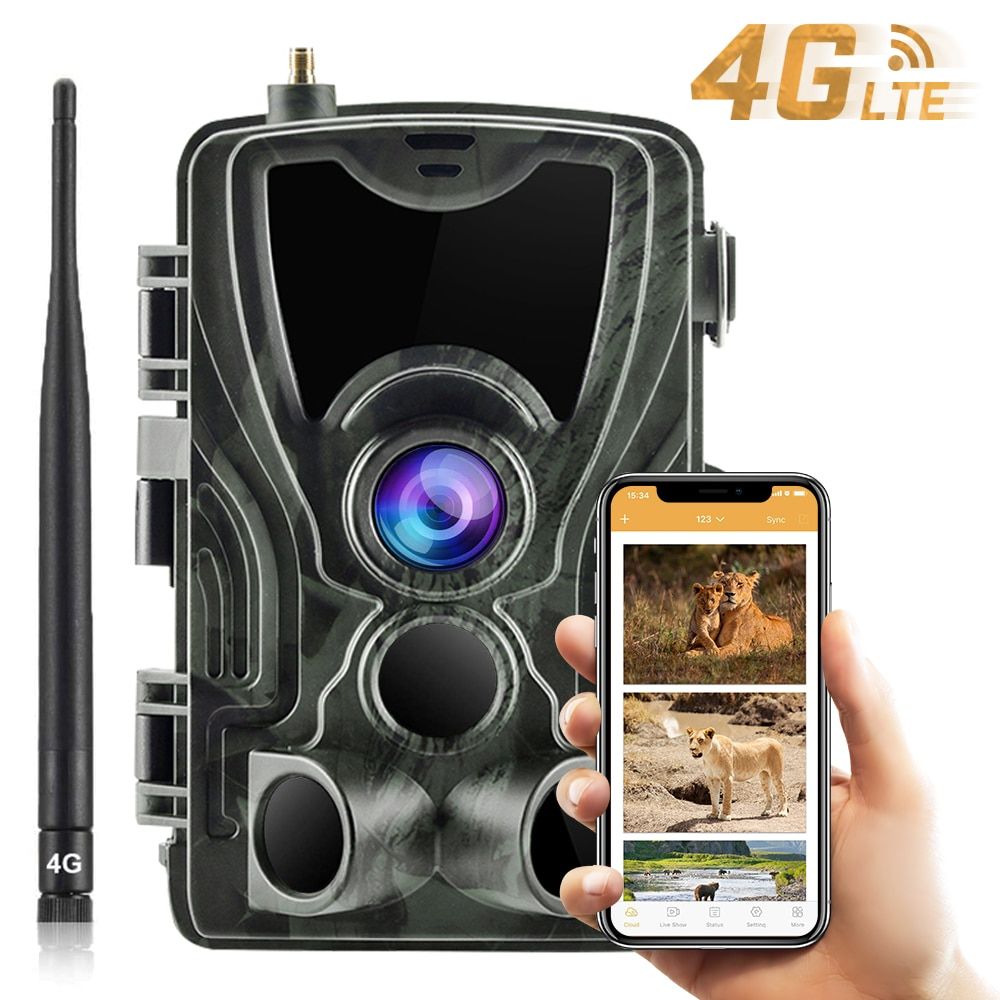 Live Broadcast Free APP Cloud Service 4G Trail Camera 4K