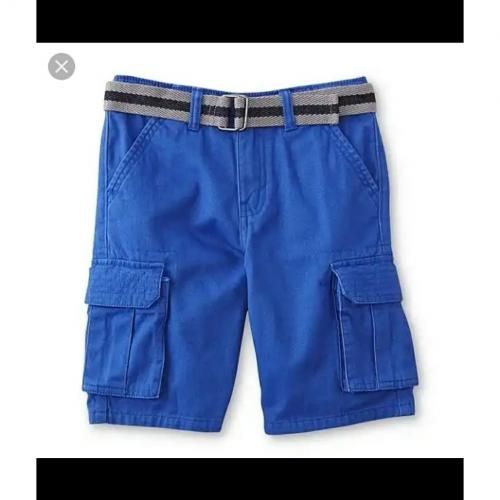 Kids Cargo Short With Belt For Boys