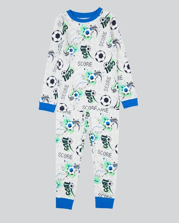 Boys Knit Football Pyjama Set