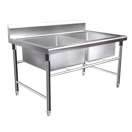 Double Bowl Kitchen Sink With Double Drainer
