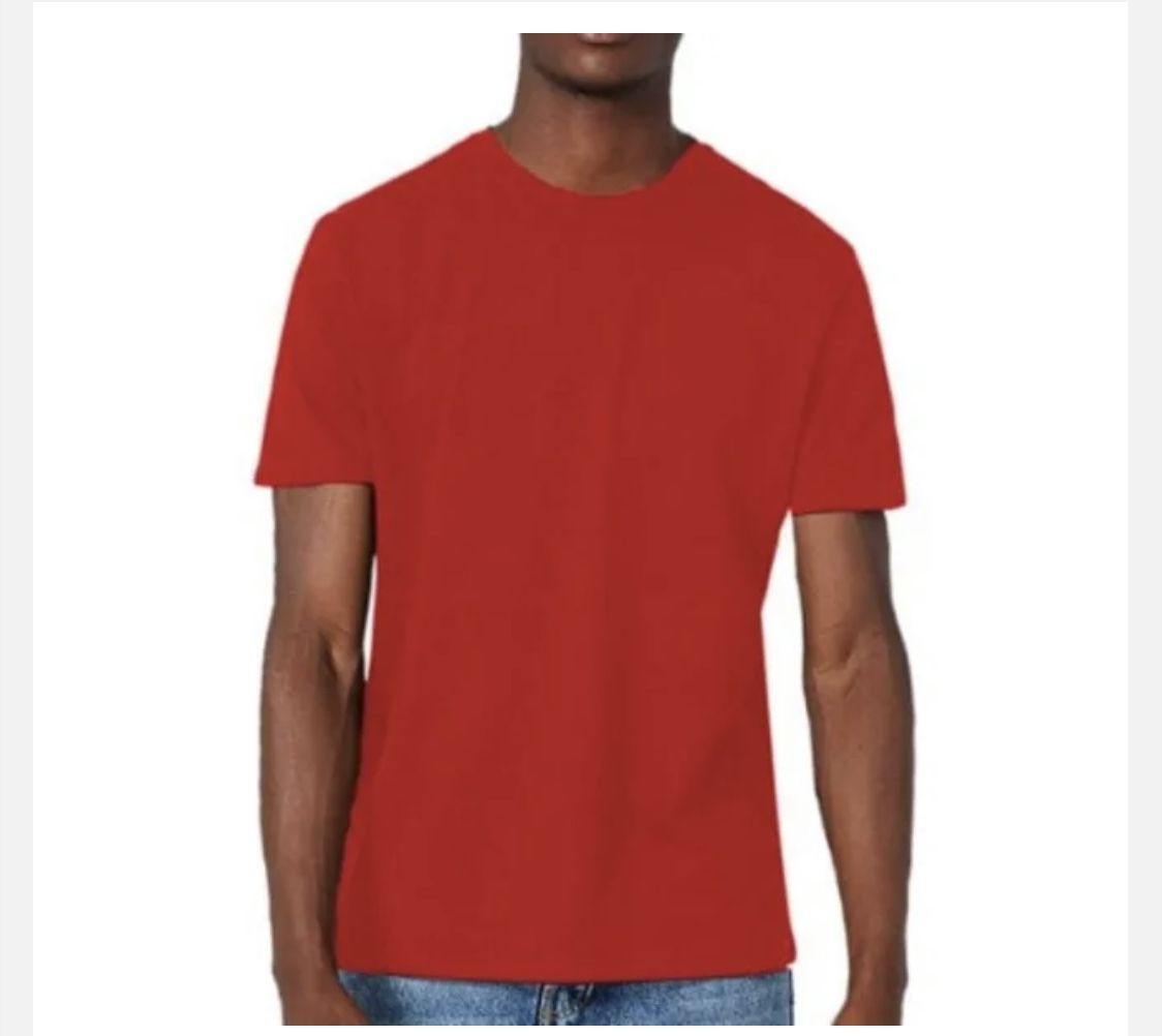 High Quality Plain Red Round Neck Polo