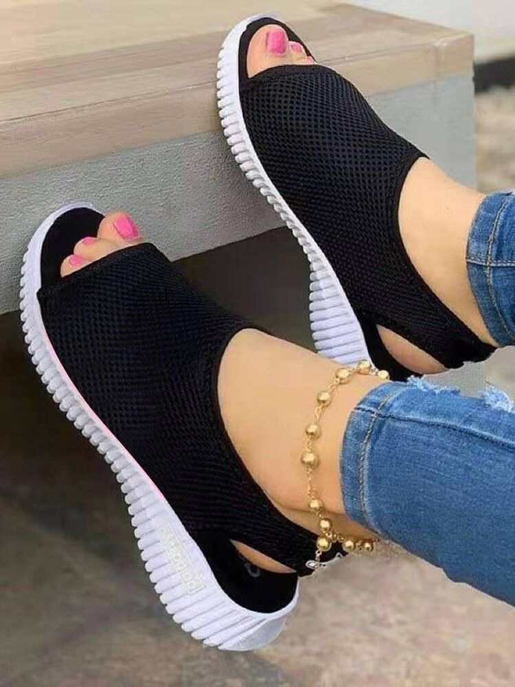 Ladies Quality Socks Sandal - Blue