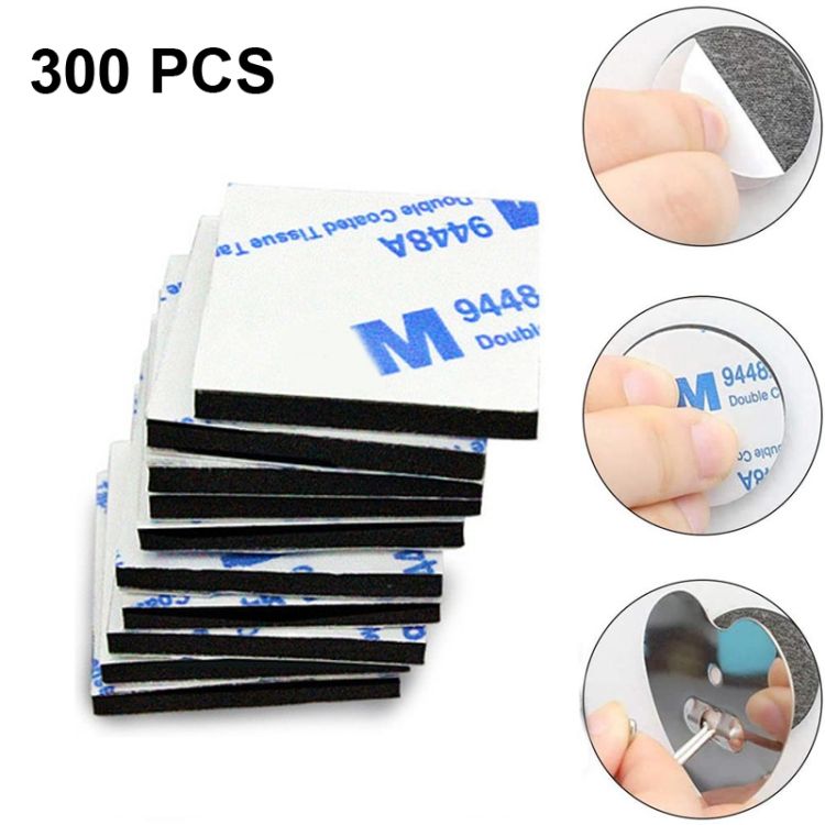 300 PCS 20x24x1.5mm EVA Foam Double-sided Adhesive