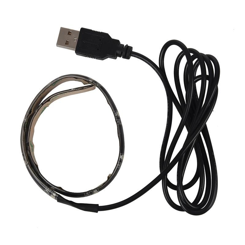 30CM Led Strip Light 3528 Waterproof With USB Port Cable Super Bright To PC Tab TV Background DIY Lighting white
