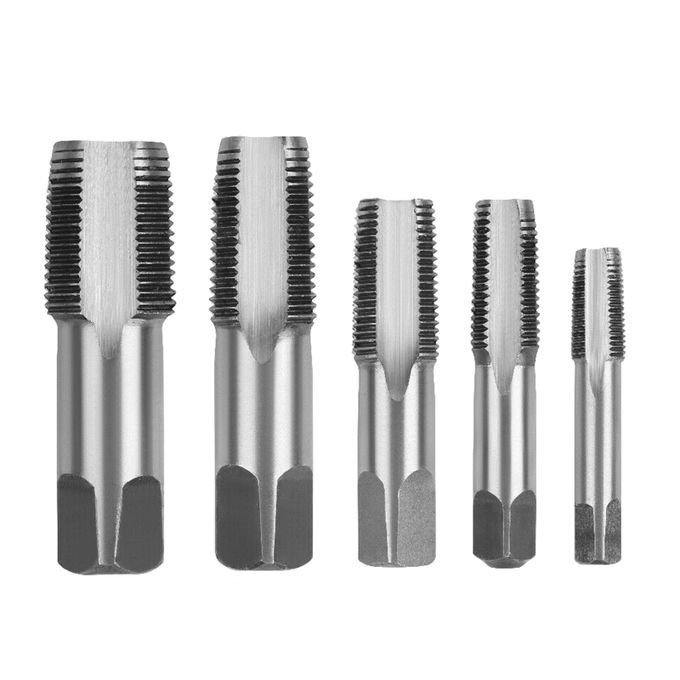 5x NPT Pipe Tap Set Thread Forming Taps Clean Damaged Pipe Threads 3 B