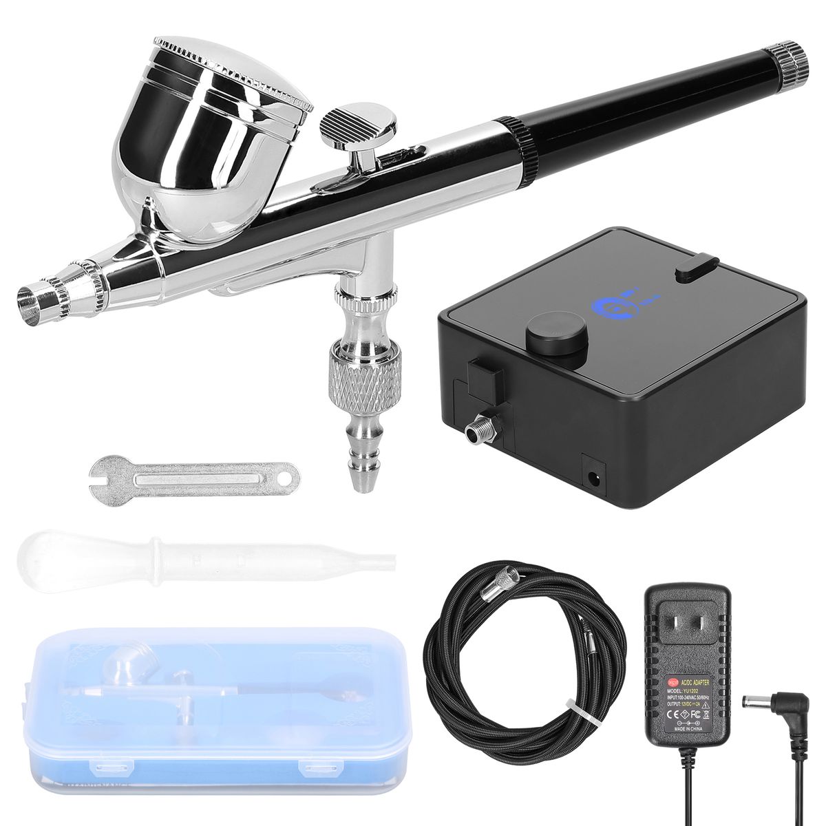 Multi-purpose Professional 0.3mm Airbrush Air Compressor Kit