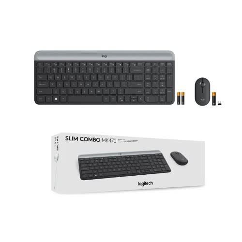 Mk470 Slim Wireless Keyboard And Mouse Combo