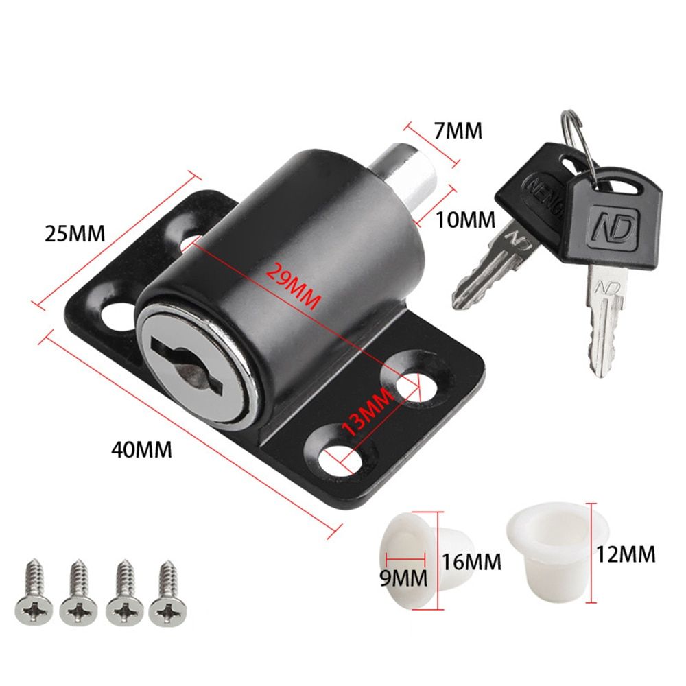 Window Lock Sliding Door Patio Retractor Sliding Door Lock Fixing Child Safety Bolt Window Safety Lock Window Stopper With Key