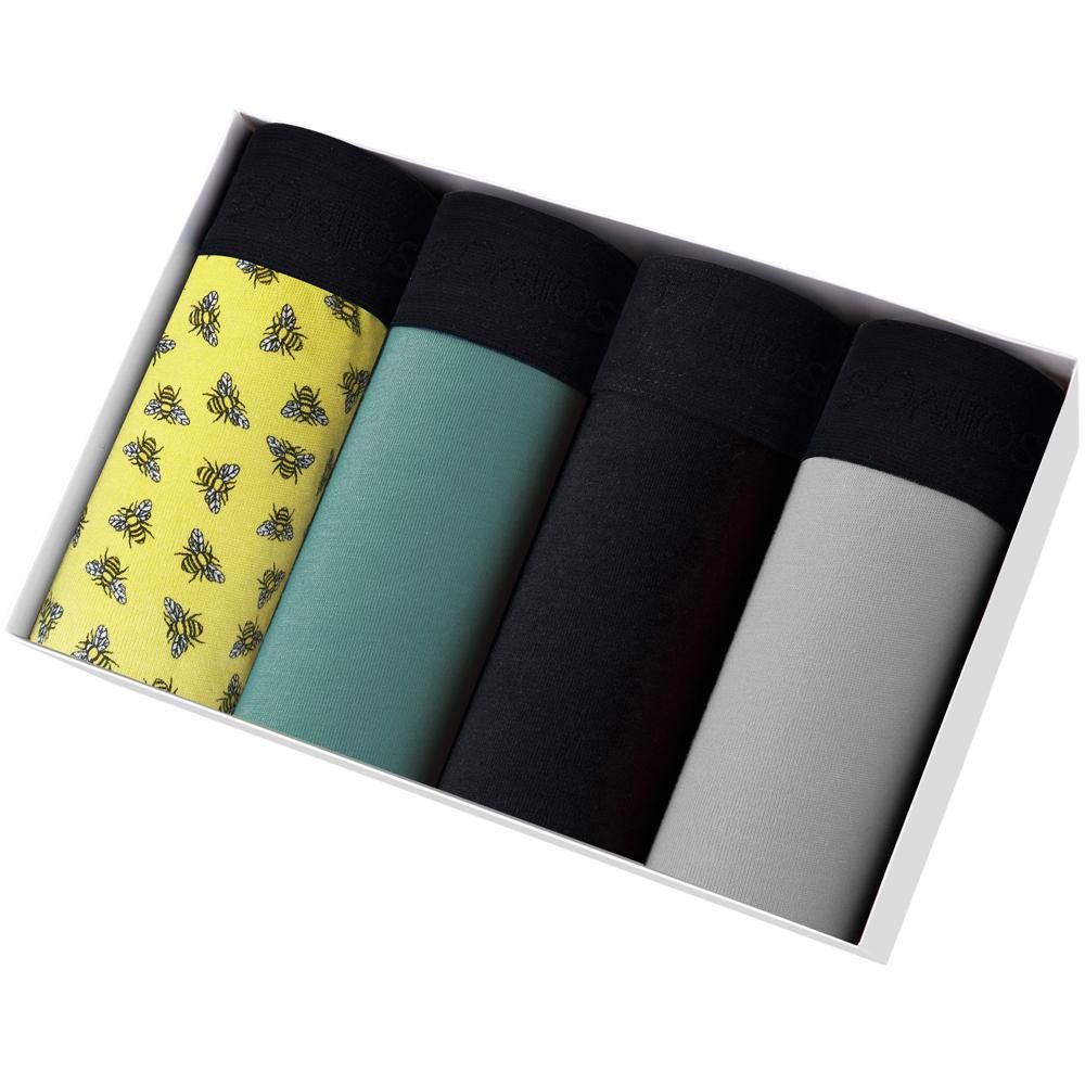 4pcs  Shorts Men's  Homme s horts Underwear for Man Cotton Male Couple y Set Calecon Lot Soft Box