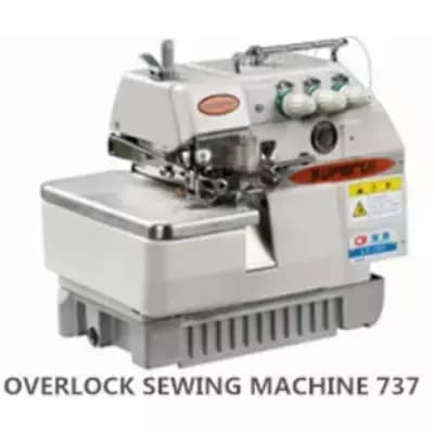 Industrial 3-thread Overlocking Machine With Table And Motor