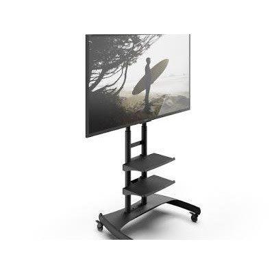 32-65]'' Trolley TV Stand With Double Layer
