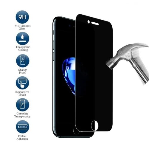 Anti-peep Privacy Glass Protector For iPhone 7/8