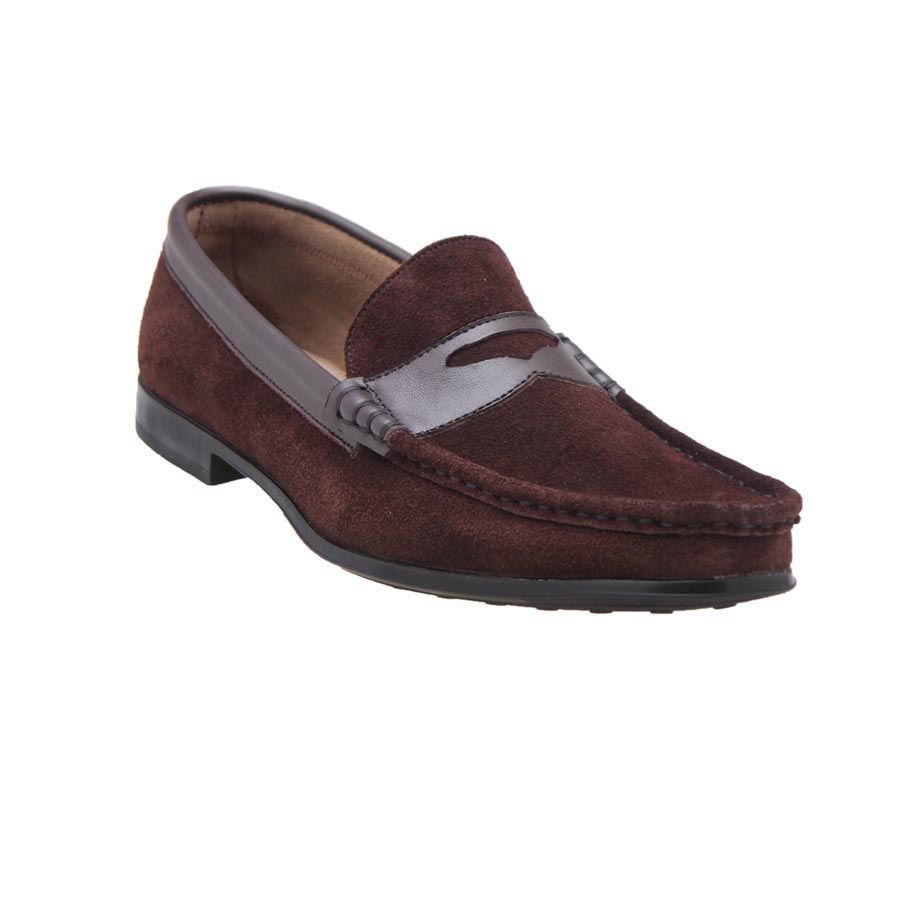 Suede Loafers - Brown