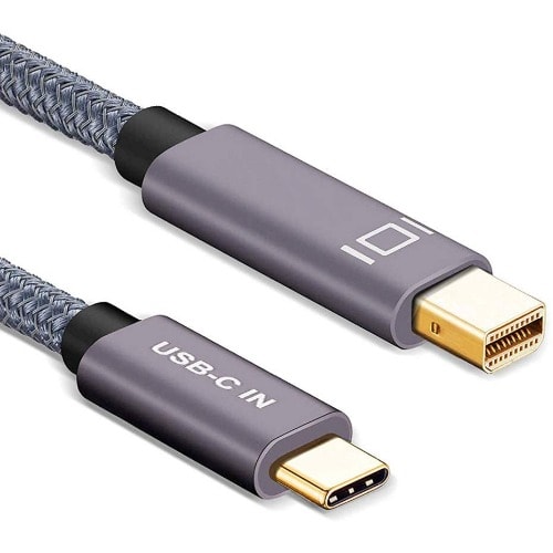 Usb C To Mini Displayport Cable,unidirectional Type C To Mini Dp Thunderbolt Adapter 4k