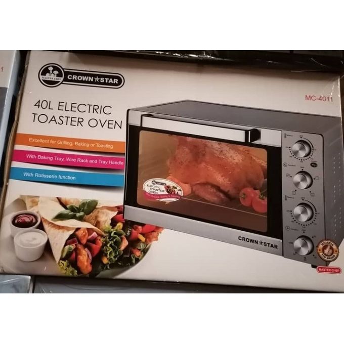 40 L- Electric Rotisserie Oven Baker+Toaster+Griller
