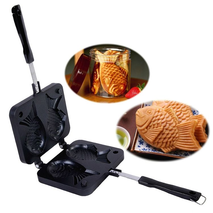 Fish-Shaped Bakeware Waffle Pan Baking Sea Bream Cake Mold
