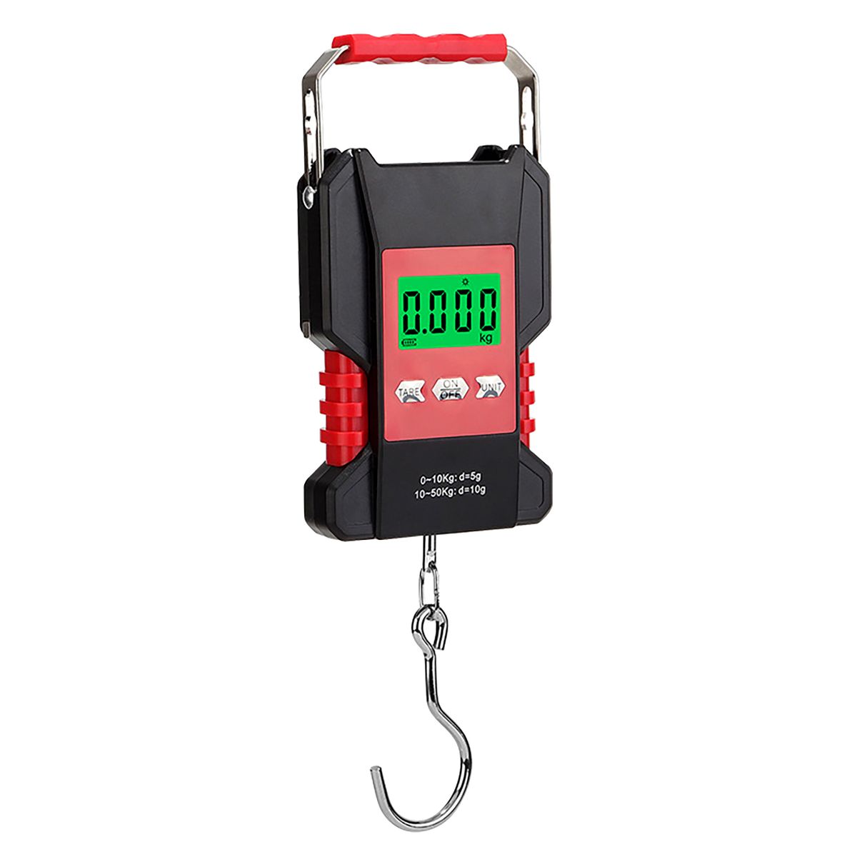 Portable Fish Scale 50kg/110lb Rechargeable Digital Hanging