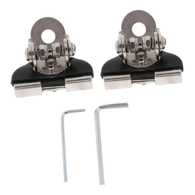2X Metal Car 4X4 4WD A Pillar Hood Mount Bracket Clamp Holder For LED