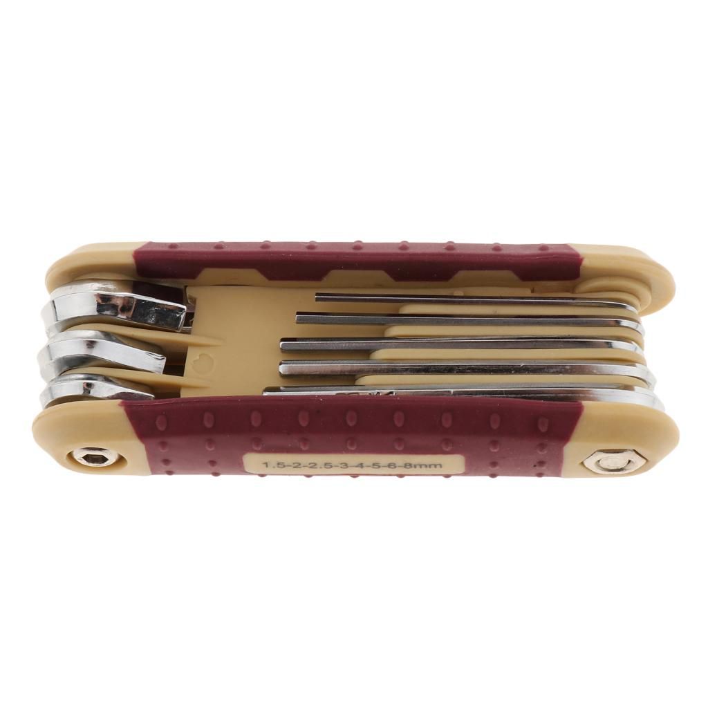 Folding Hex Key Wrench Set, Professional Metric/ /  Keys