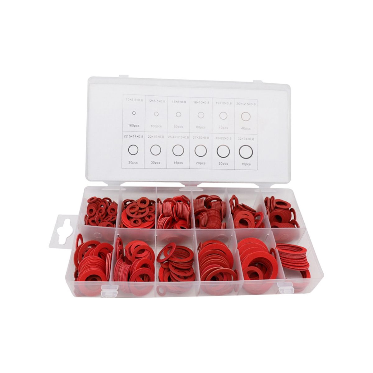 Boxed Insulating Washer Gasket Red Paper Fast Bus Red Meson Red Paper Flat Pad 600Pc