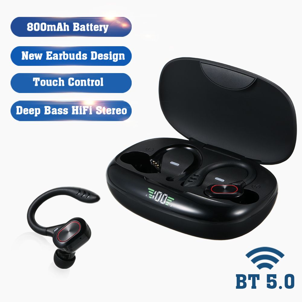True Wireless Stereo BT 5.0 Earphones Chargeable Stereo