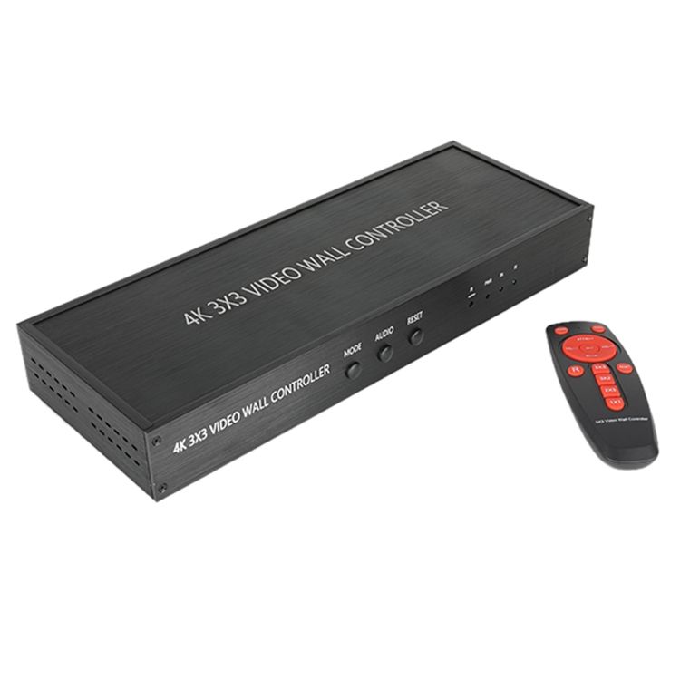 NK-BT88 4K 3X3 HDMI Video Wall Controller Multi-screen Splicing Processor With Remote Controller