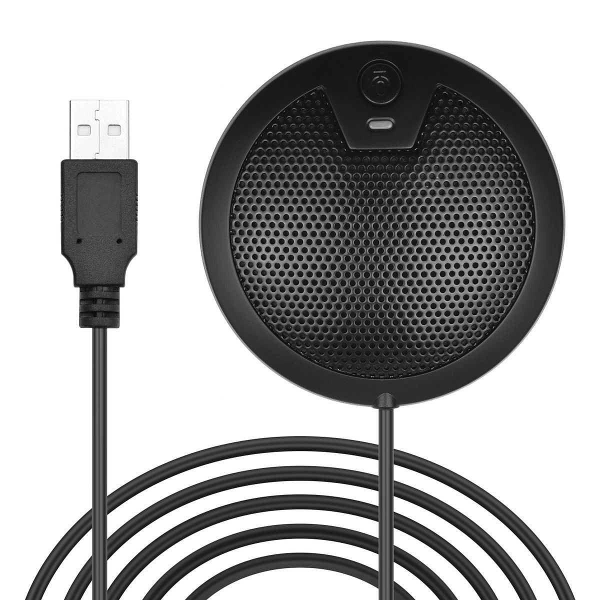 USB Desktop Condenser Microphone 360° Omnidirectional Mic
