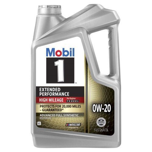 Extended Performance High Mileage Full Synthetic Motor Oil 0W-20, 5 Quart