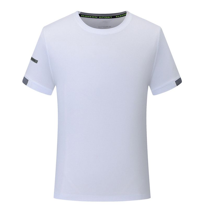 Breathable Stretchy Men O-neck Short Sleeve Man T Shirt