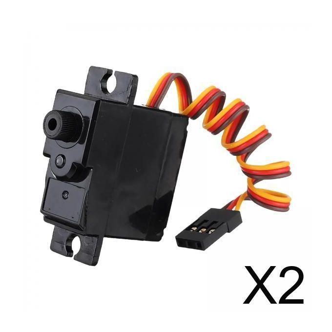 2x RC Car 3 Wire Brushless Servo, Plastic, Upgrade Assembly Digital