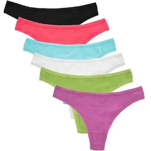 Cotton Panties - 6 Pieces