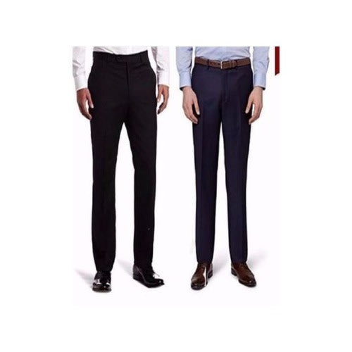 2In1 Men's Pant Trouser - Black And Navy Blue