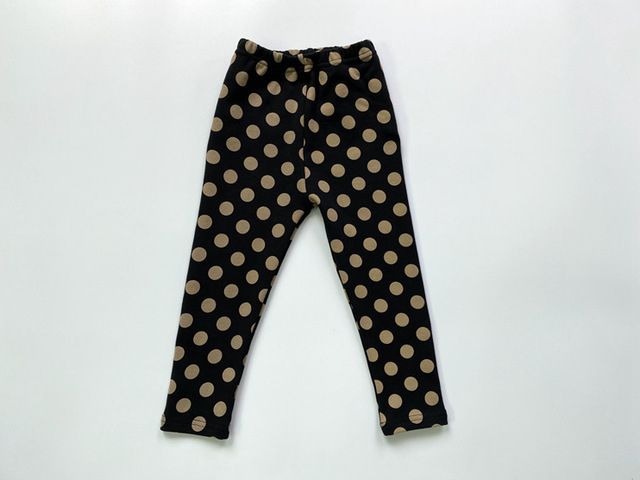 New Autumn Baby Girls Polka Dots Printed Leggings Korean Style Cotton Leggings