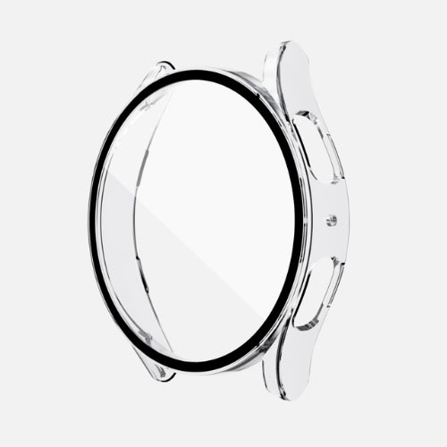 Crystal Clear Bumper Case With Protective Face Cover For Galaxy Watch 4 - 44mm