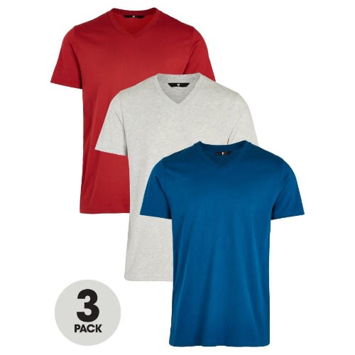 3 Pack V-neck T-shirts