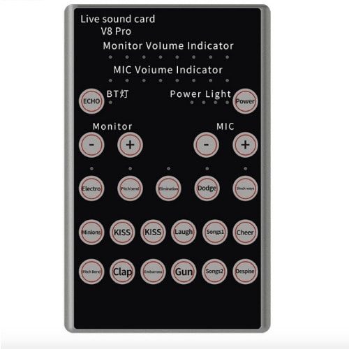 Pocket-sized V8pro Handheld Live Sound Card