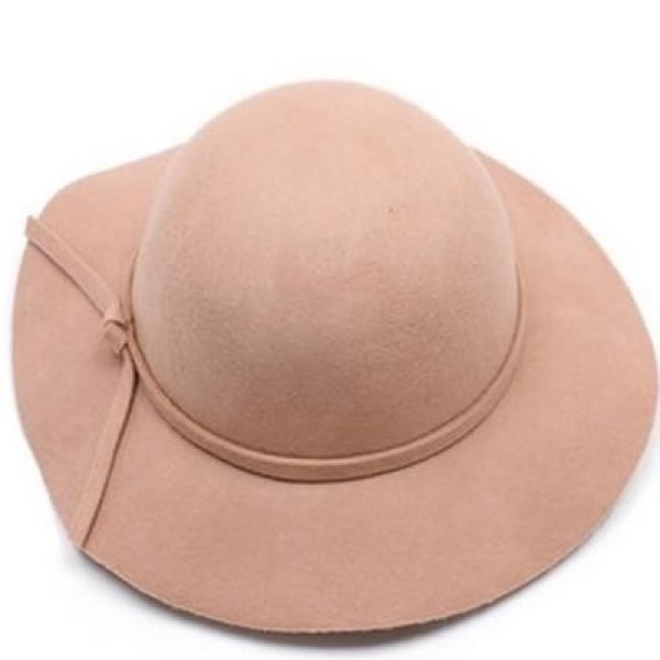 Magic Girl Wide Brim Hat - Brown