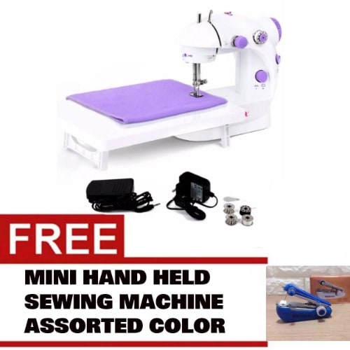 Foot Pedal Desktop Sewing Machine + Table Extension Board  + FREE Mini Sewing Machine
