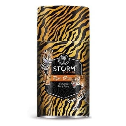 Tiger Claw Storm Deodorant Body Spray For Men - 250ml