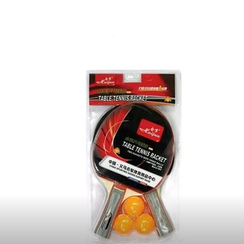 Table Tennis Bat With 3 Balls Inside