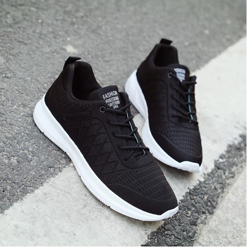 Men's Casual Sports Sneakers - Black