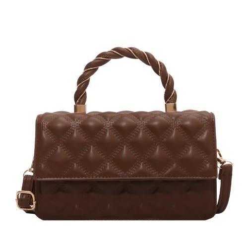 Quilted Mini Pu Leather Handbag