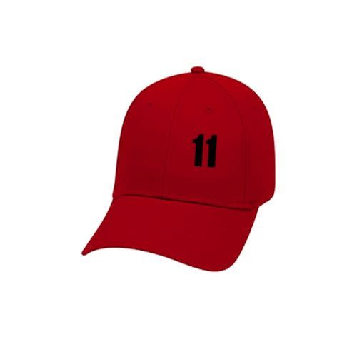 11 Baseball Cap - Red