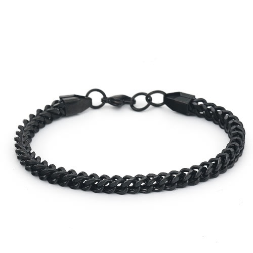 Men's Steel Bracelet -Black