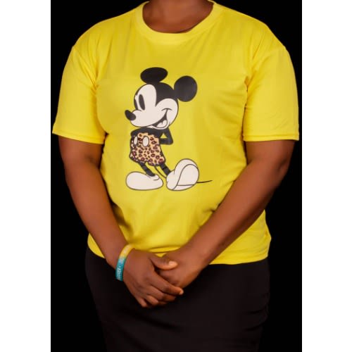 Ladies Round Neck Polo- Yellow