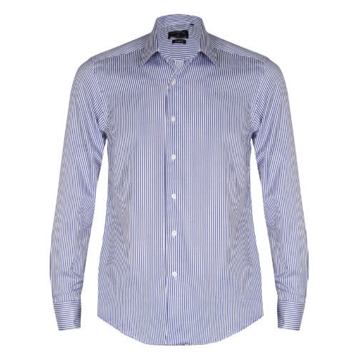 Premium Striped Detailed Men Shirt – Blue. Msht-4427