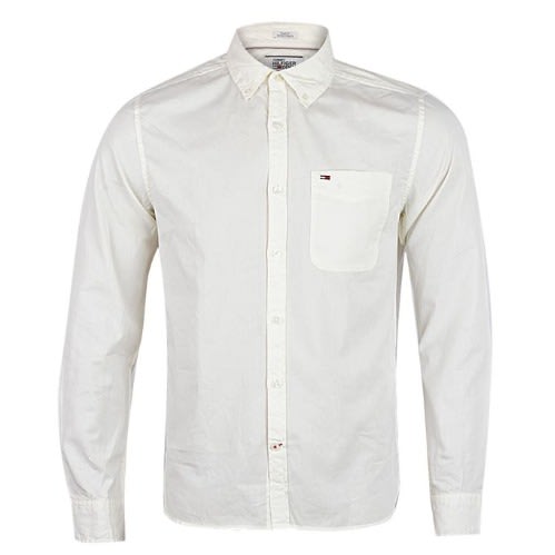 Slim Fit No-tuck Cotton Shirt