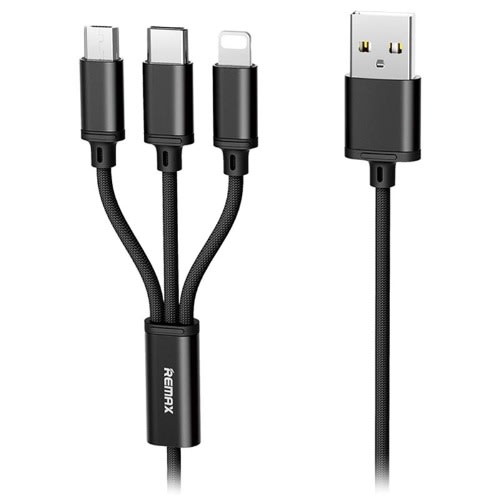 Gition 3-in-1 Lightning Type-c Micro USB Cable