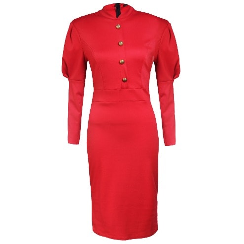 Red Corporate Dress